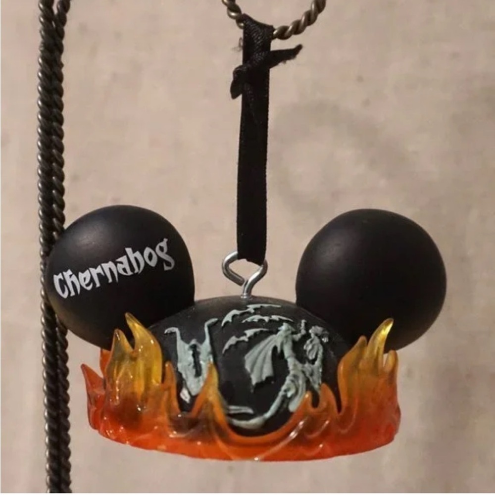 Disney parks  CHERNABOG from FANTASIA EAR HAT Ornament LIMITED  EDITION NWT